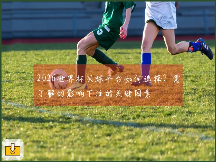 2026世界杯买球平台如何选择？需了解的影响下注的关键因素