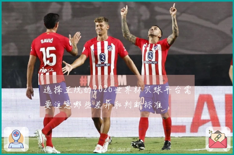 选择正规的2026世界杯买球平台需要注意哪些差异和判断标准