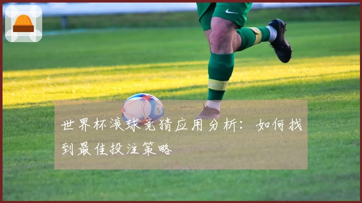 世界杯滚球竞猜应用分析：如何找到最佳投注策略