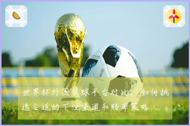 世界杯外围买球平台对比：如何挑选合适的下注渠道和赔率策略